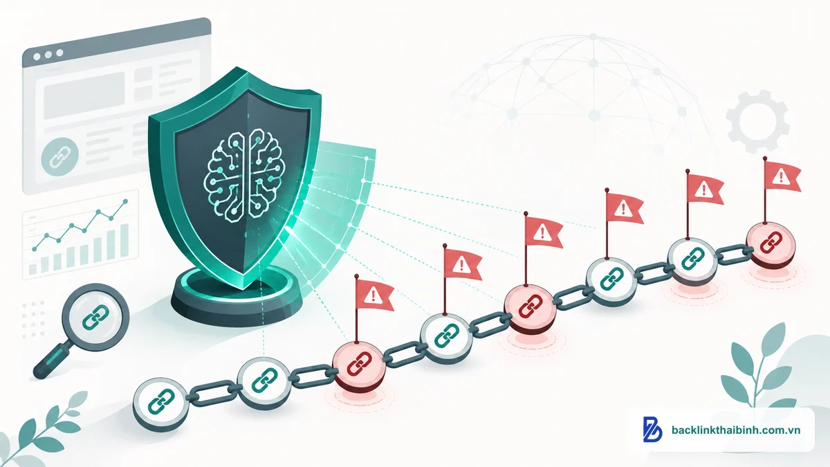 6 dấu hiệu SpamBrain cảnh báo contextual link spam năm 2026 - contextual link là gì