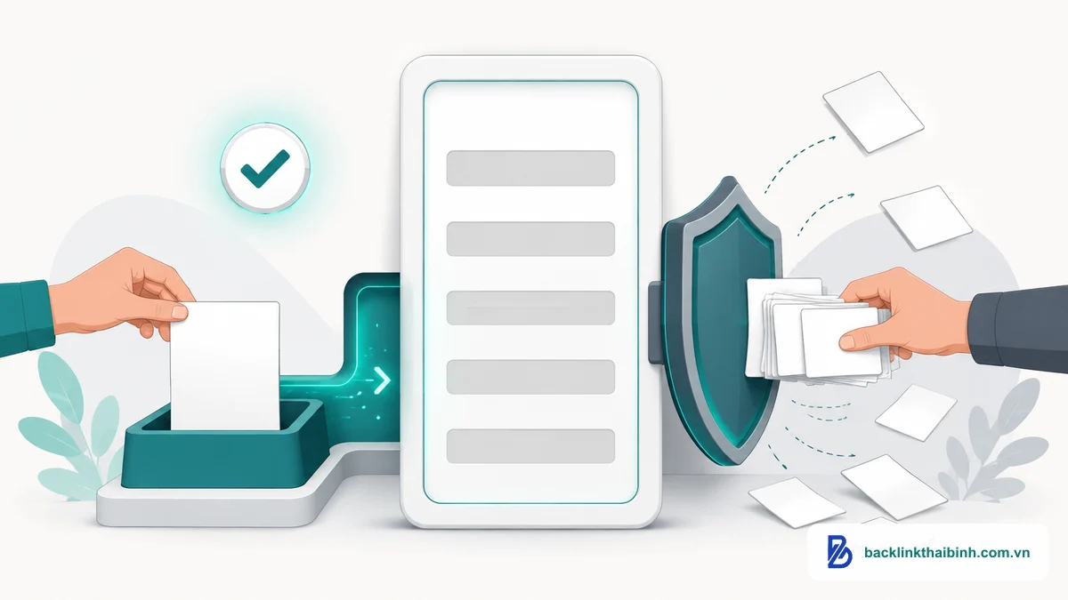 Tối ưu AI Overviews có bị Google phạt không - lối vào hợp lệ được chấp nhận còn lối chen ngang bị chặn