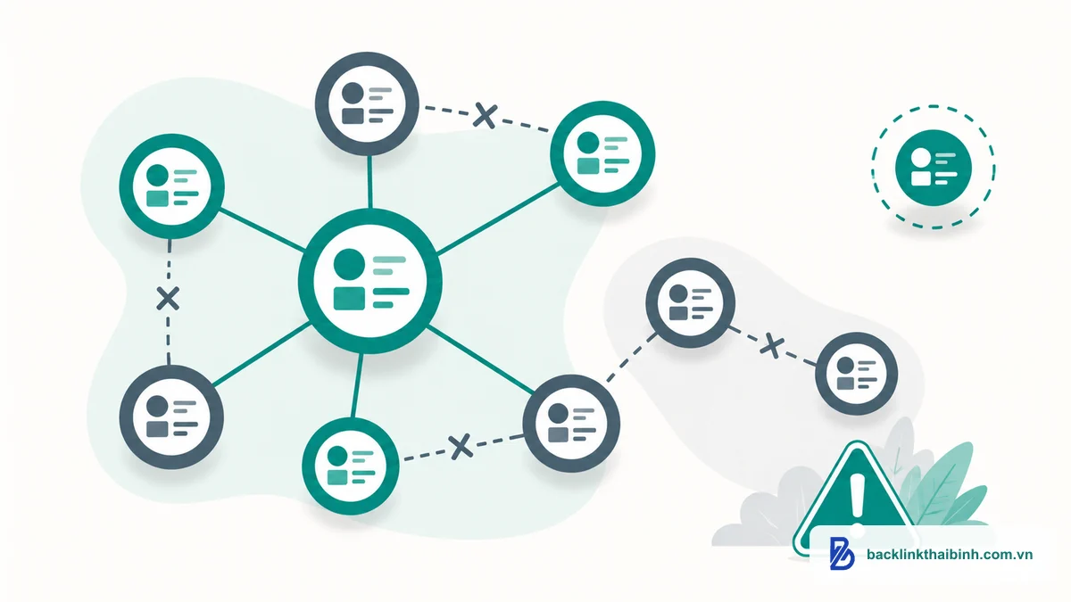 7 sai lầm phổ biến khi build topic cluster: cluster page mồ côi và liên kết nội bộ đứt gãy