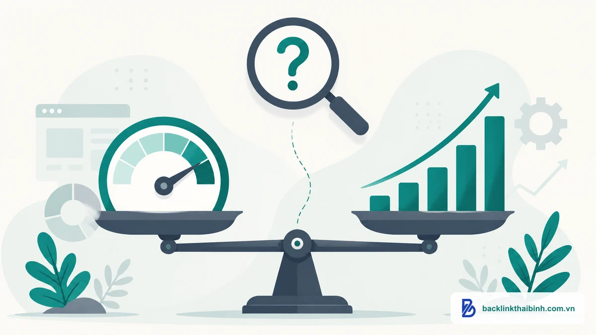 Minh họa cân nhắc Traditional SEO có còn hiệu quả không so với SEO hiện đại ngày nay