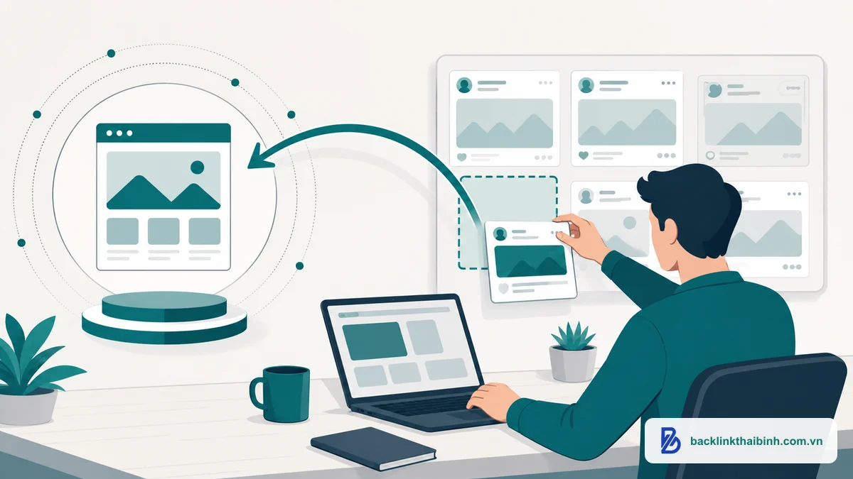Web 2.0 backlink là property blog tự tạo trên nền tảng UGC trỏ link về website chính